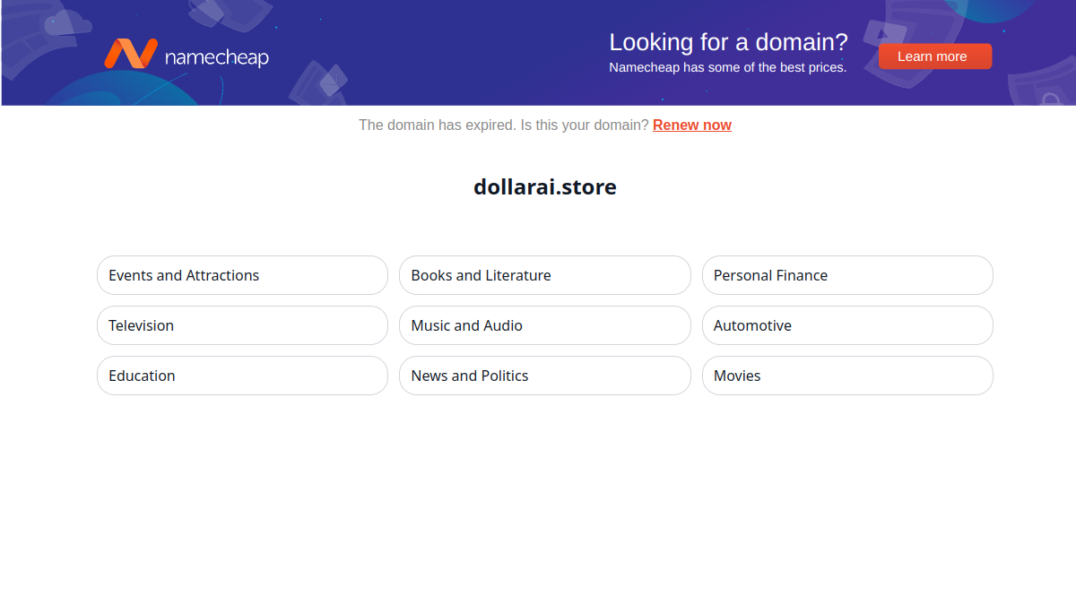 DollarAI官网截图