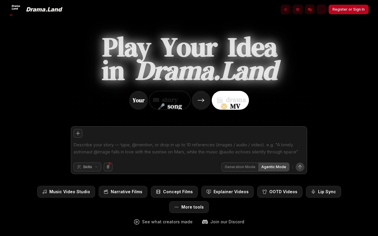 Drama.land官网截图