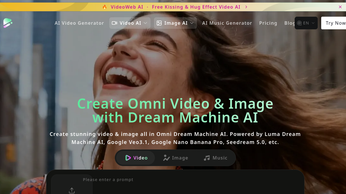 Dream Machine AI.online官网截图