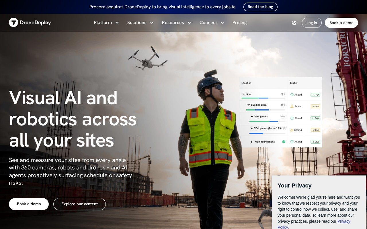 DroneDeploy官网截图