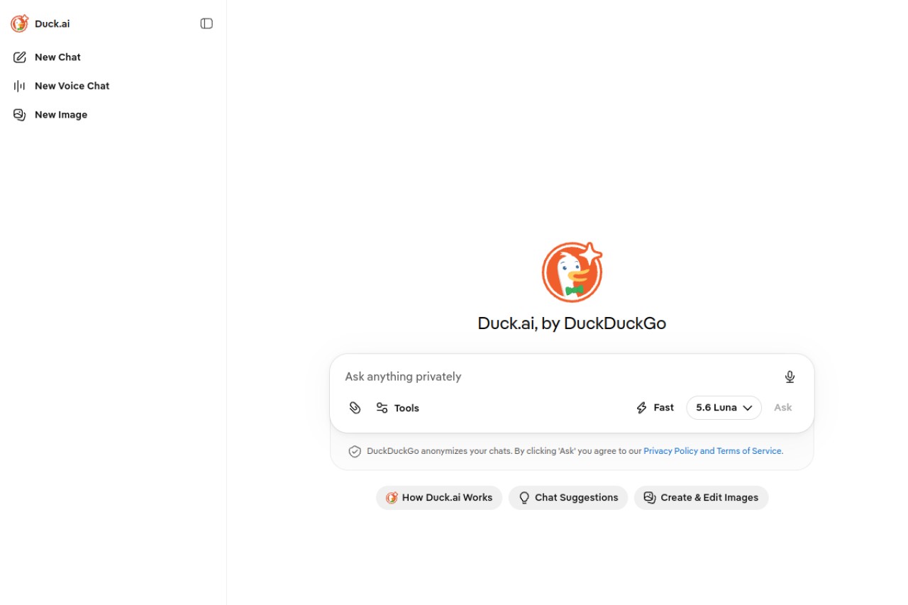 DuckDuckGo官网截图