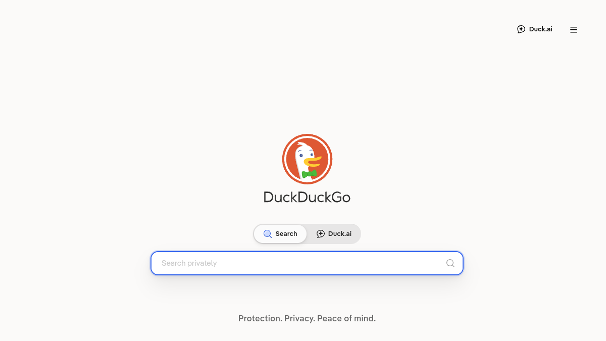 DuckDuckGo AI Chat官网截图