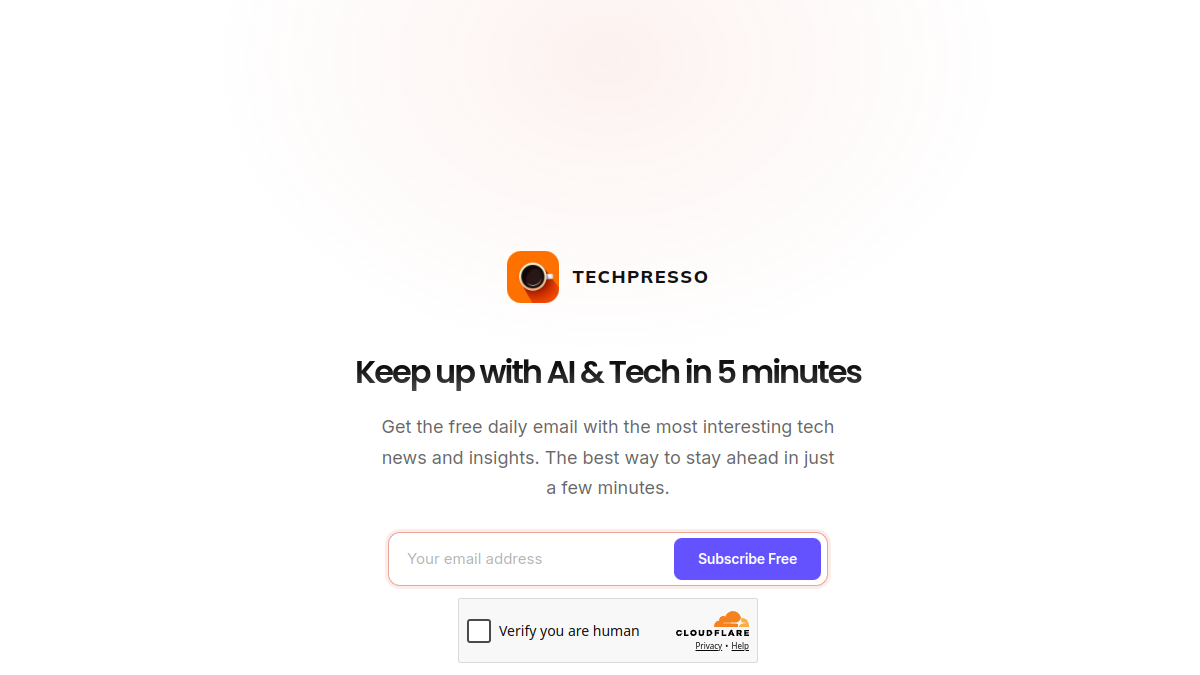 TECHPRESSO官网截图