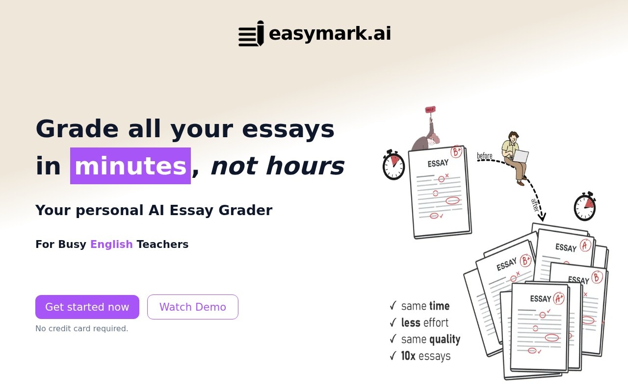 EasyMark.ai官网截图