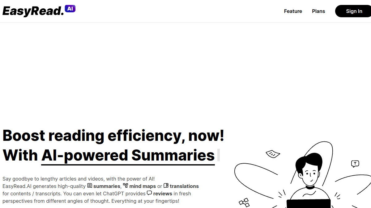 EasyRead.AI官网截图