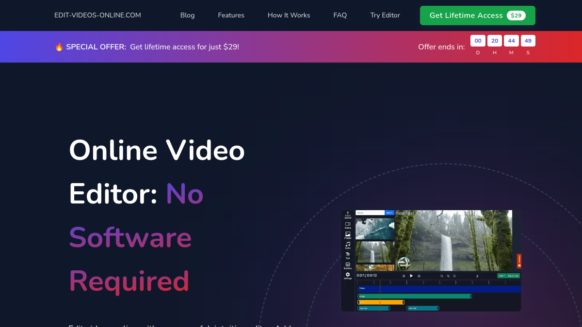 Edit Videos Online官网截图