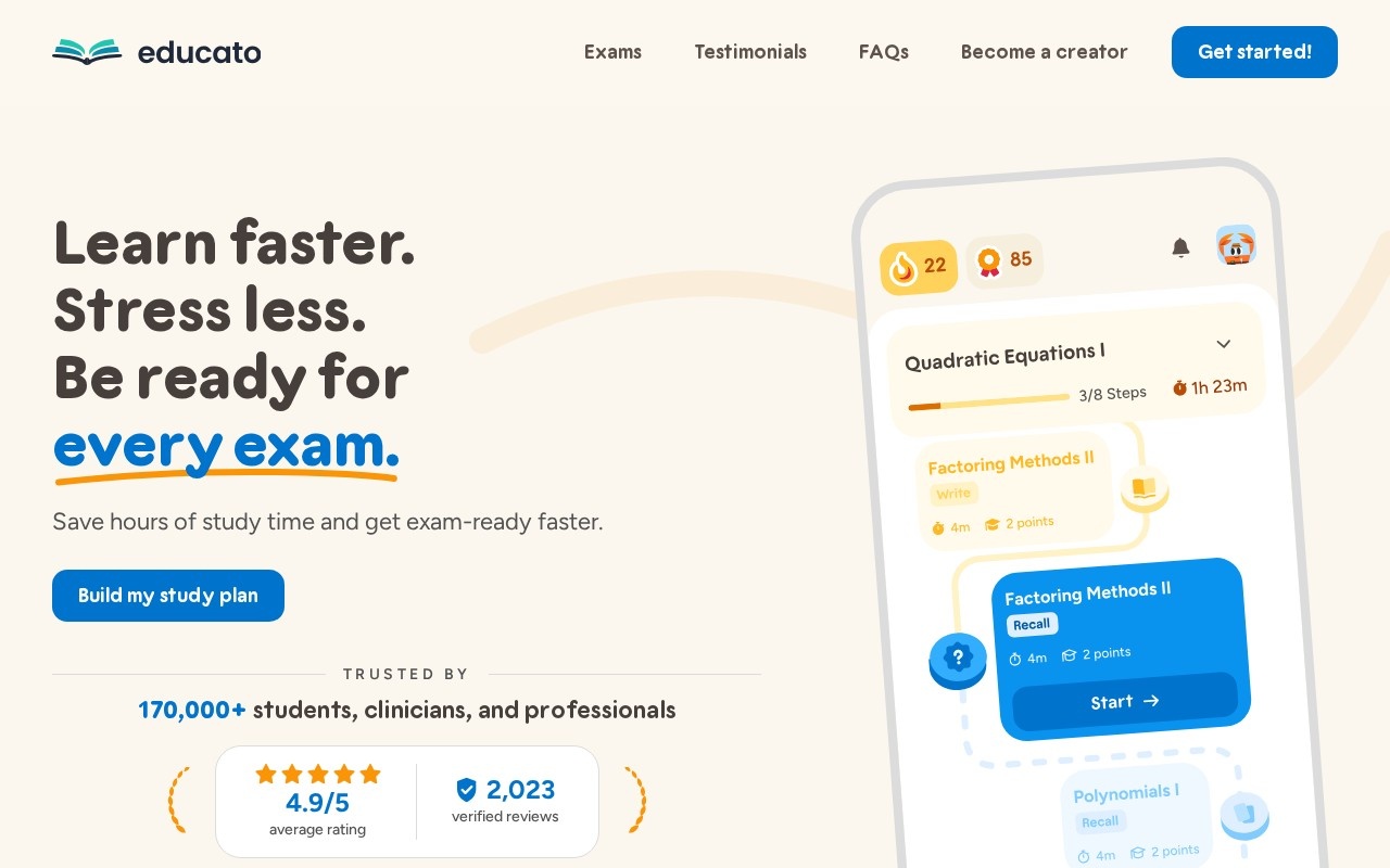 Educato官网截图