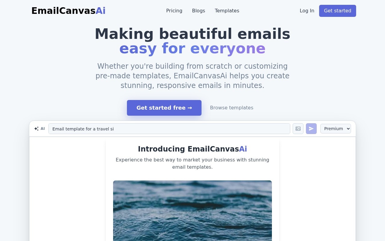 EmailCanvasAi官网截图