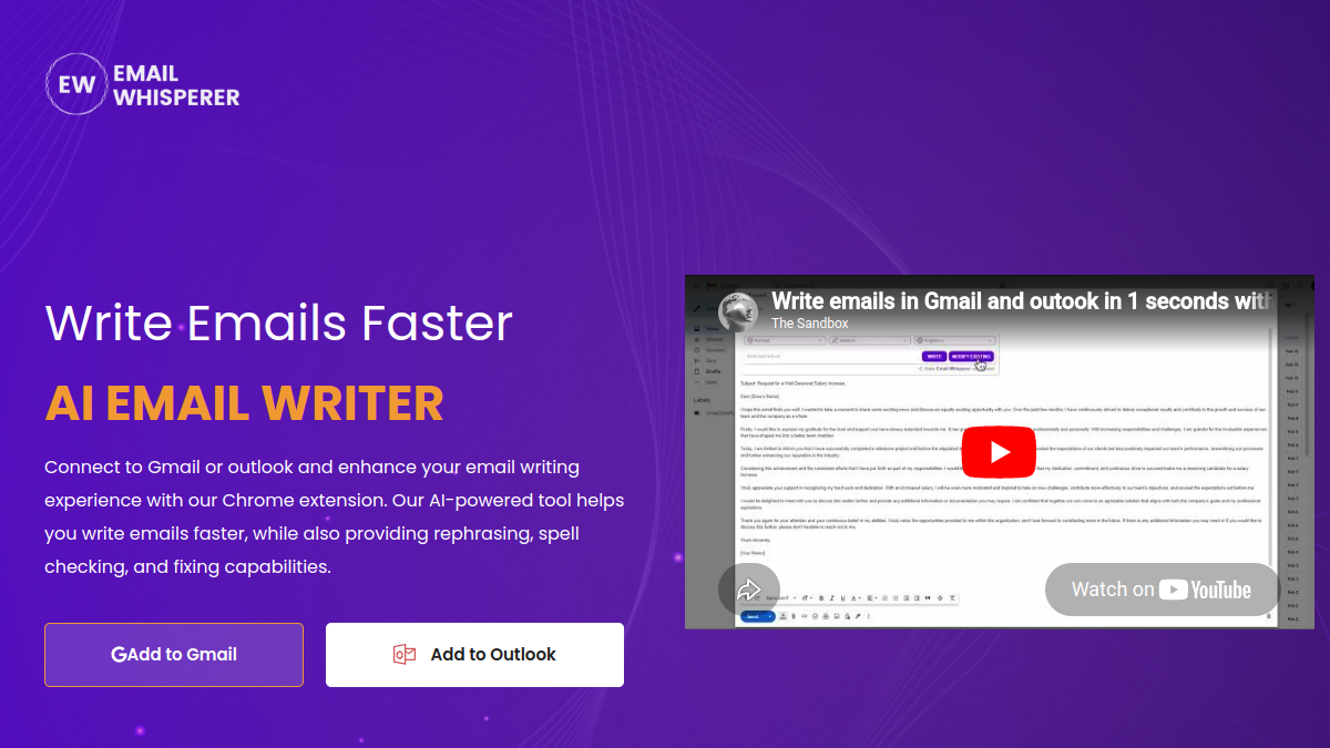 Email whisperer官网截图