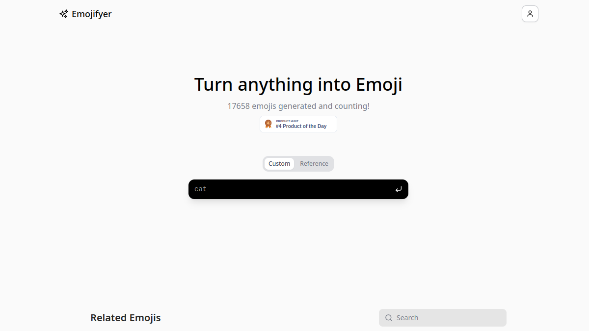 Emojifyer官网截图