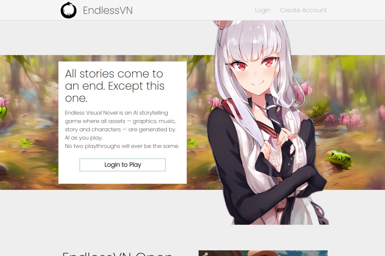 Endless Visual Novel官网截图