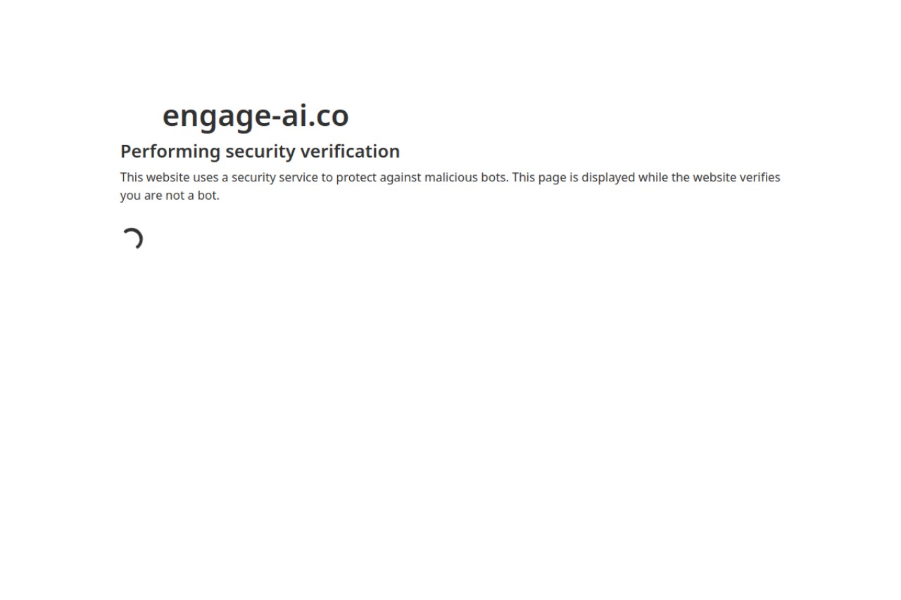 Engage AI官网截图