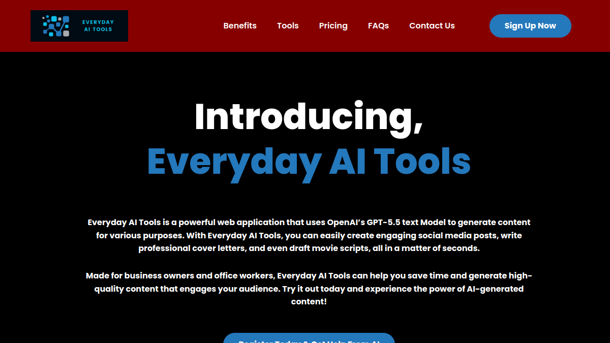 Everyday AI Tools官网截图