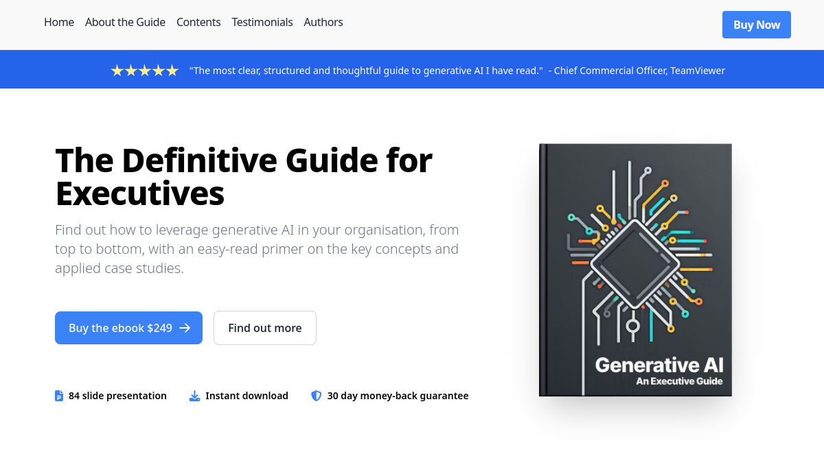 Generative AI官网截图