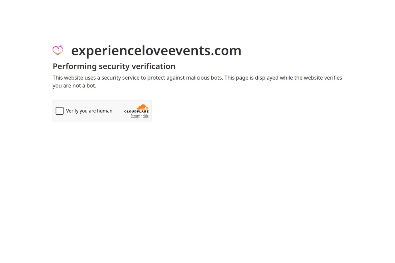 Experience Love Events官网截图