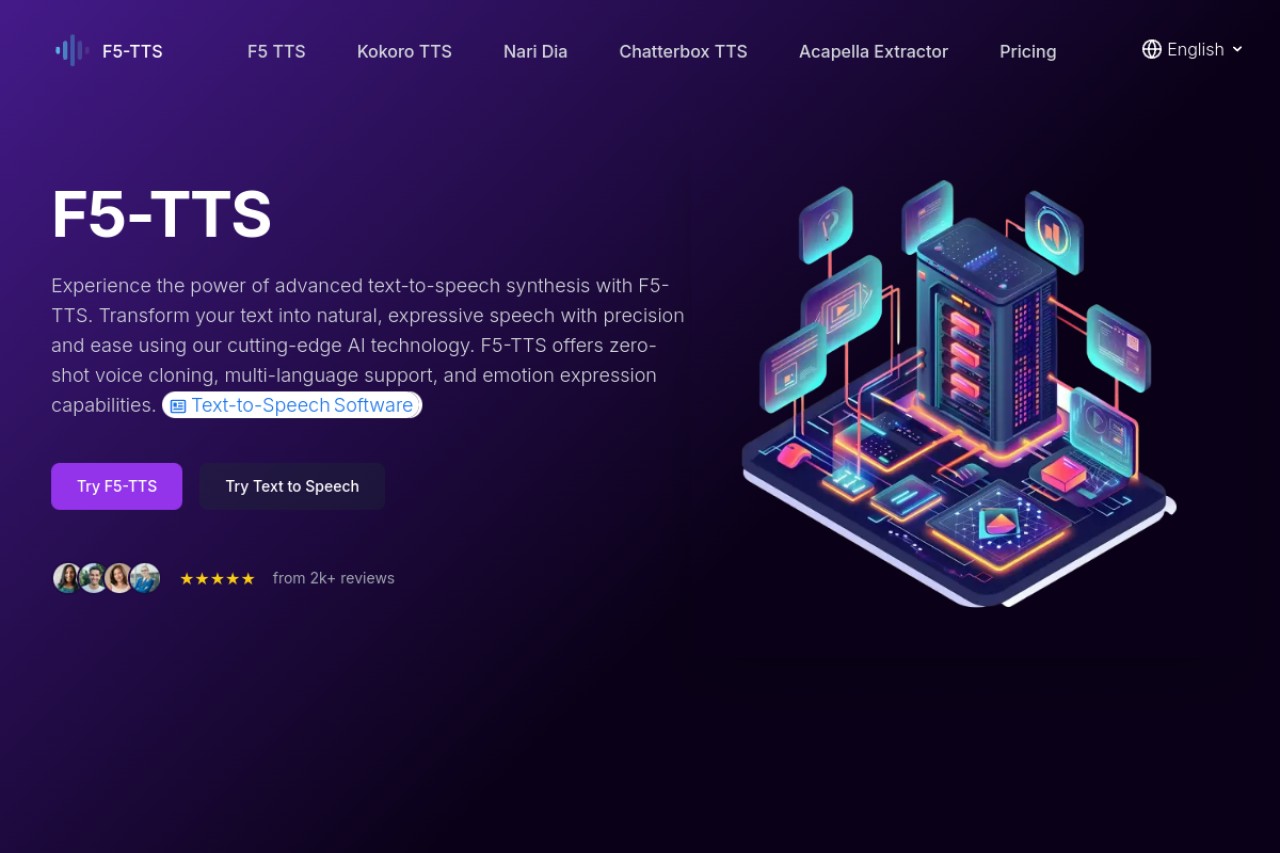 F5-TTS官网截图