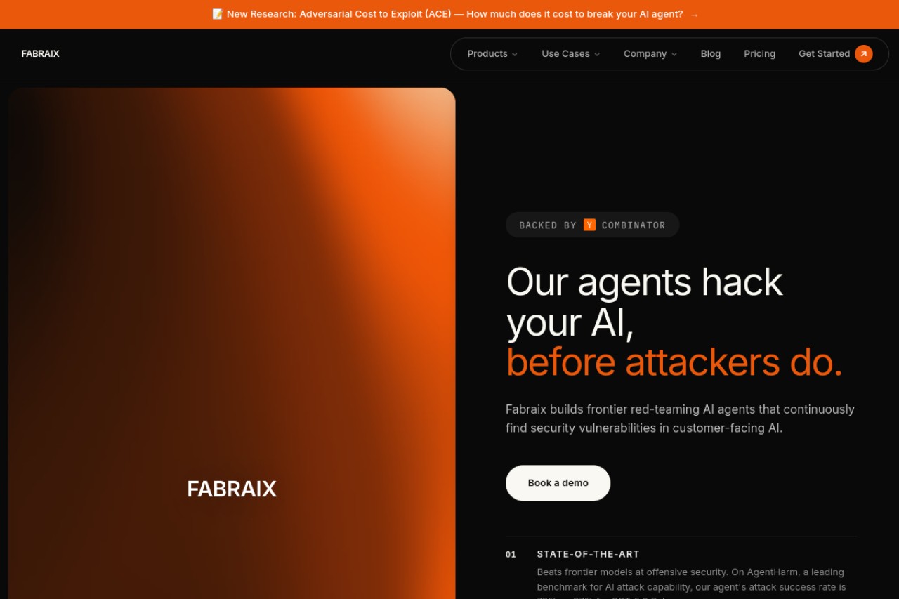 Fabraix官网截图