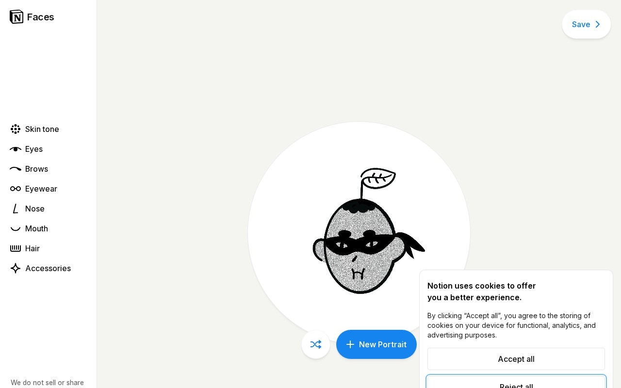 Notion Faces官网截图