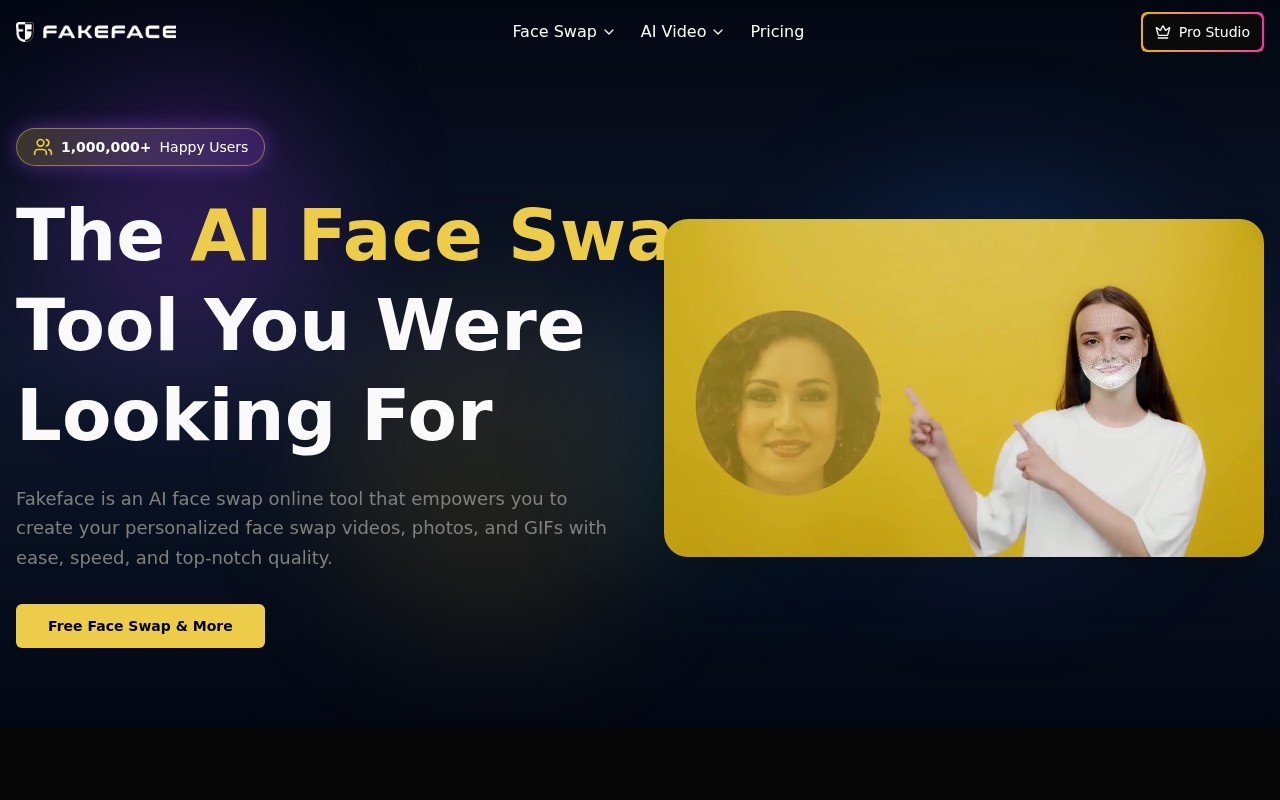 Fakeface官网截图