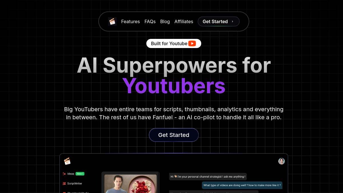 Fanfuel官网截图