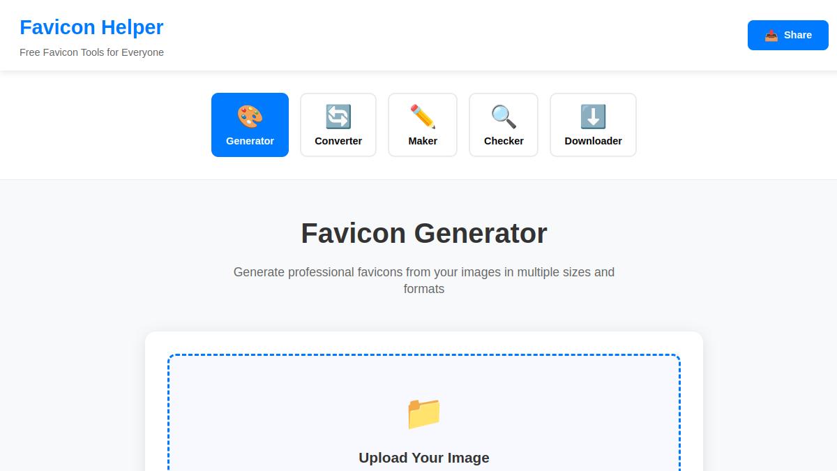 Favicon Helper官网截图