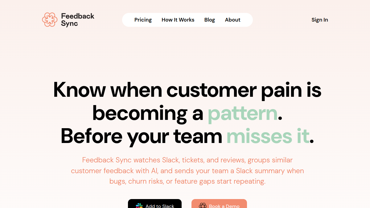 Feedback Sync官网截图