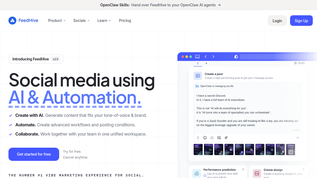 feedhive.io官网截图