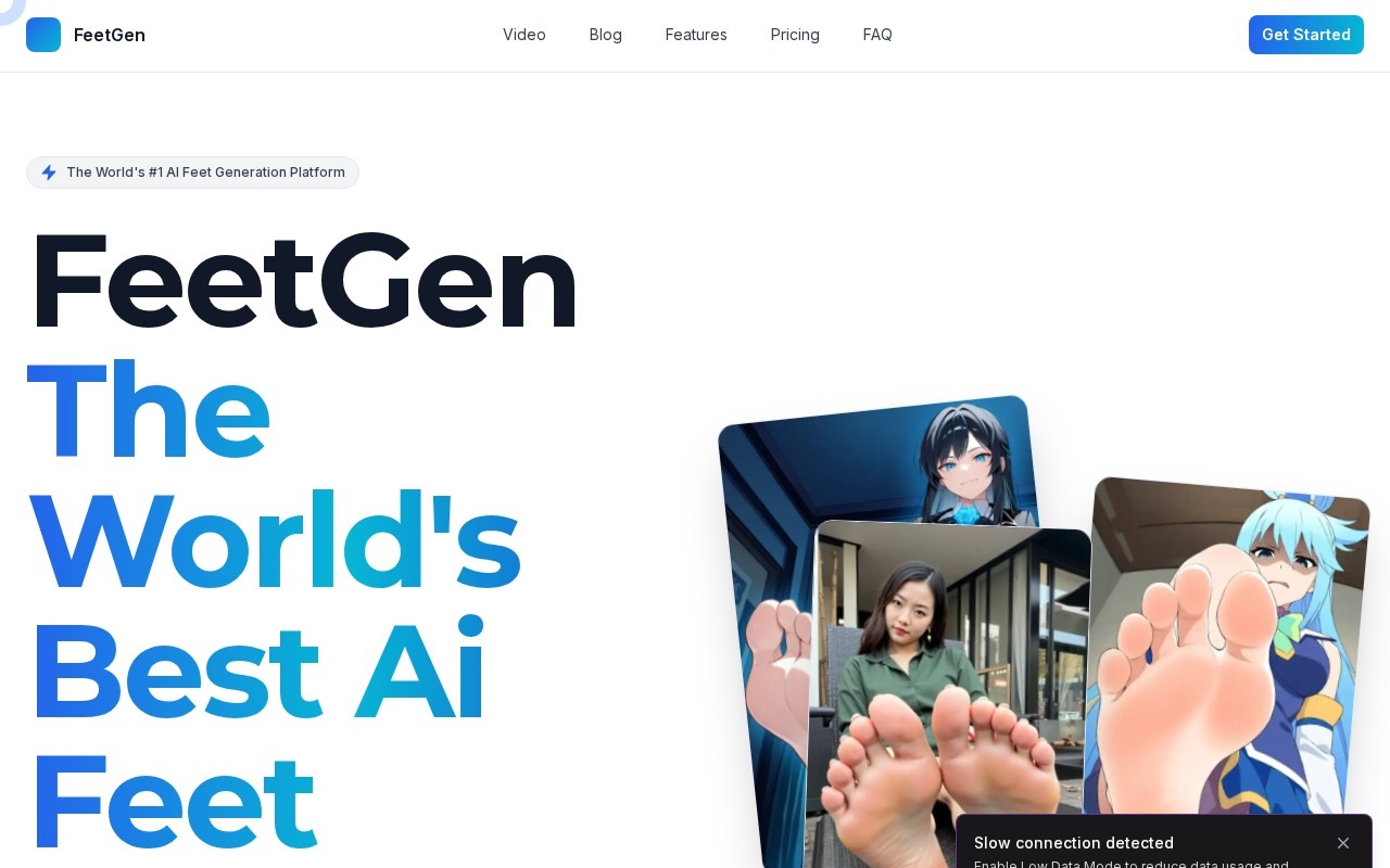 FeetGen官网截图
