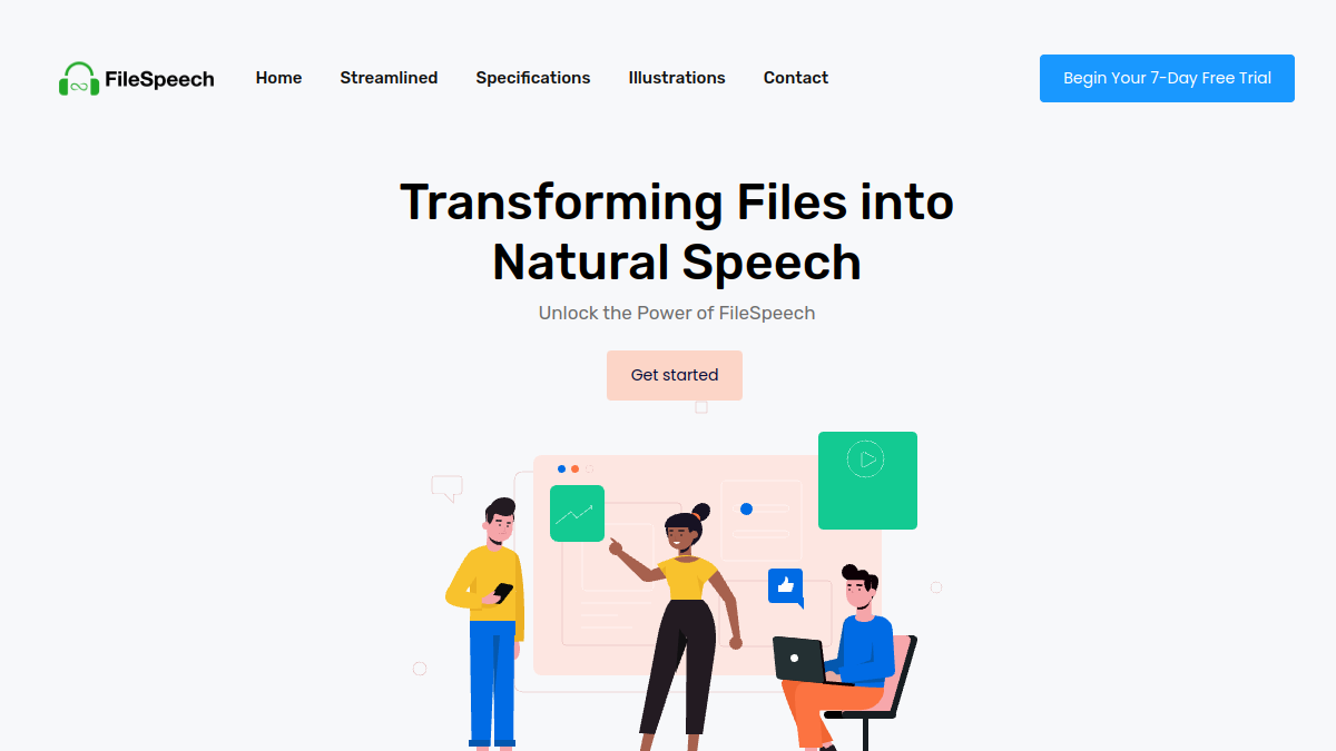 FileSpeech官网截图