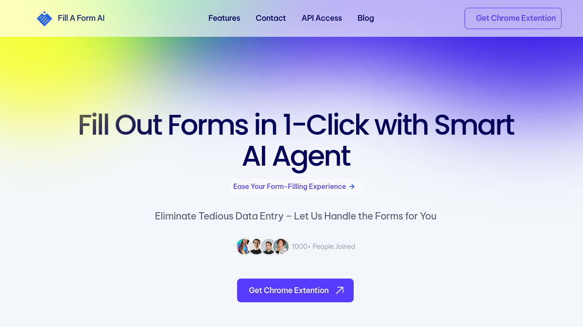 Fill A Form AI官网截图