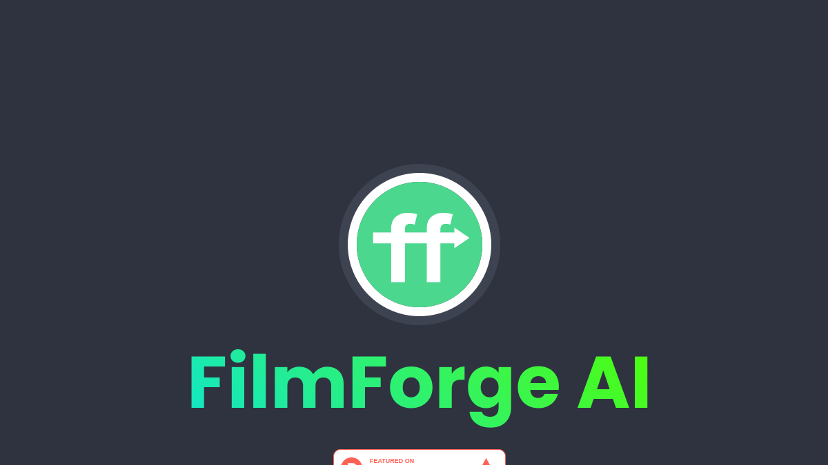 FilmForge AI官网截图