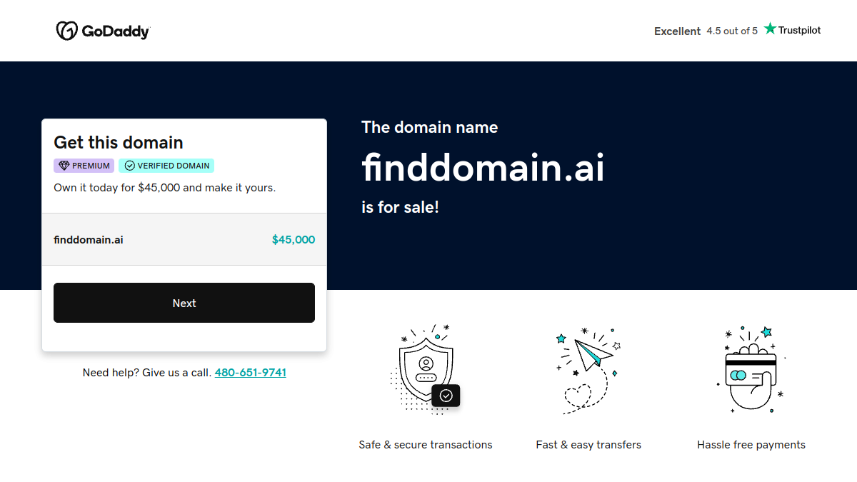 FindDomain.AI官网截图
