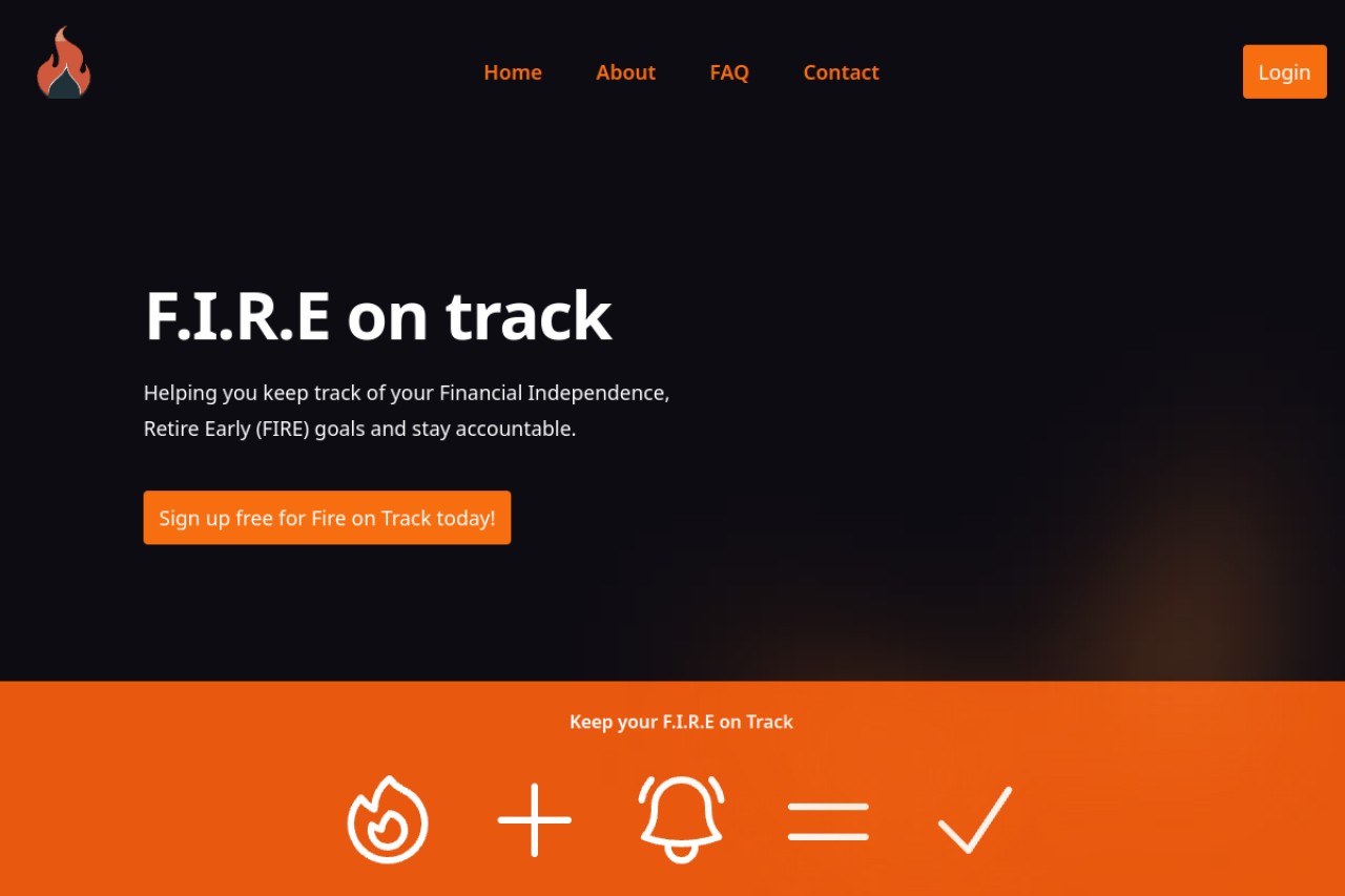 F.I.R.E On Track官网截图