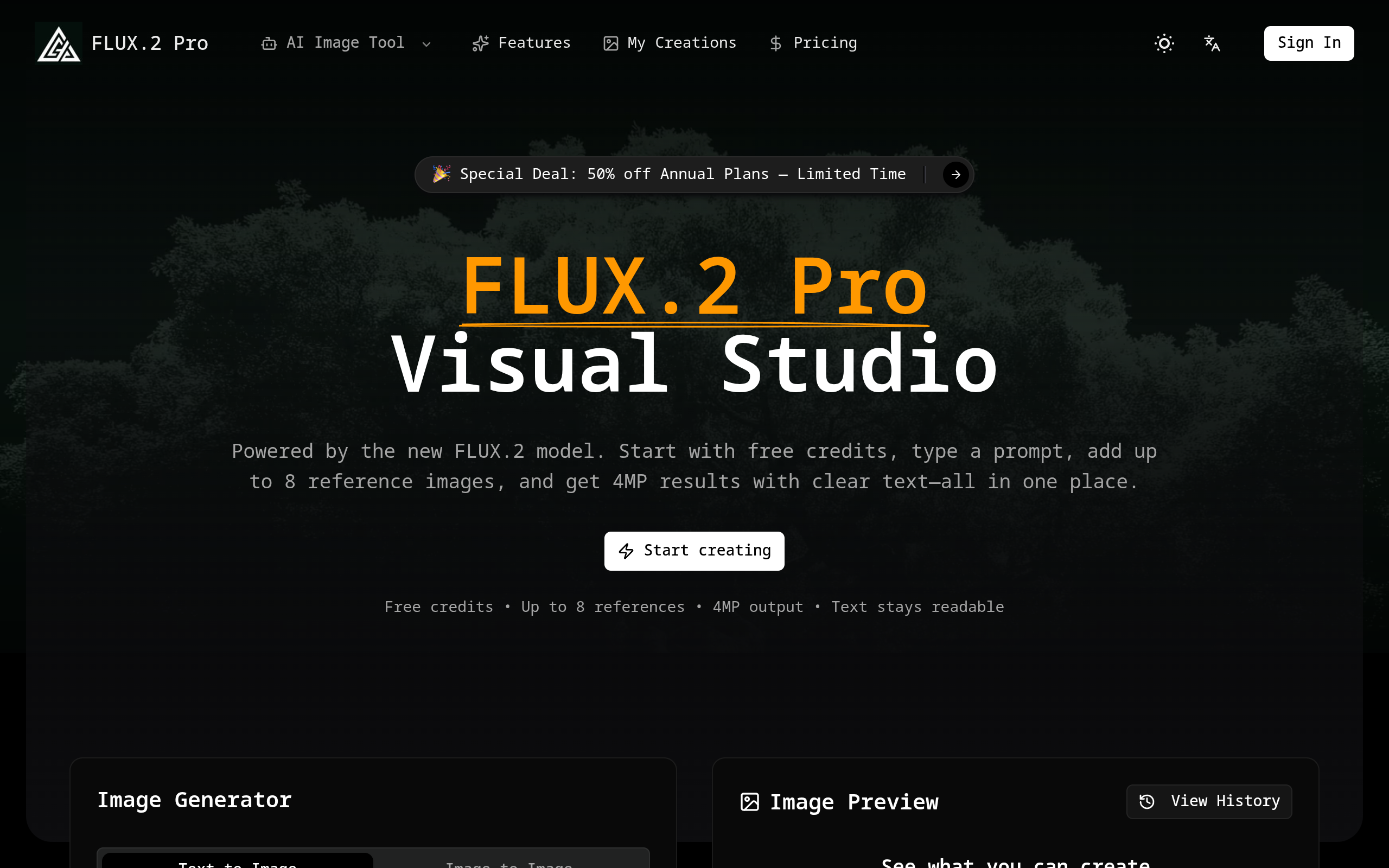 FLUX.2 Pro AI官网截图