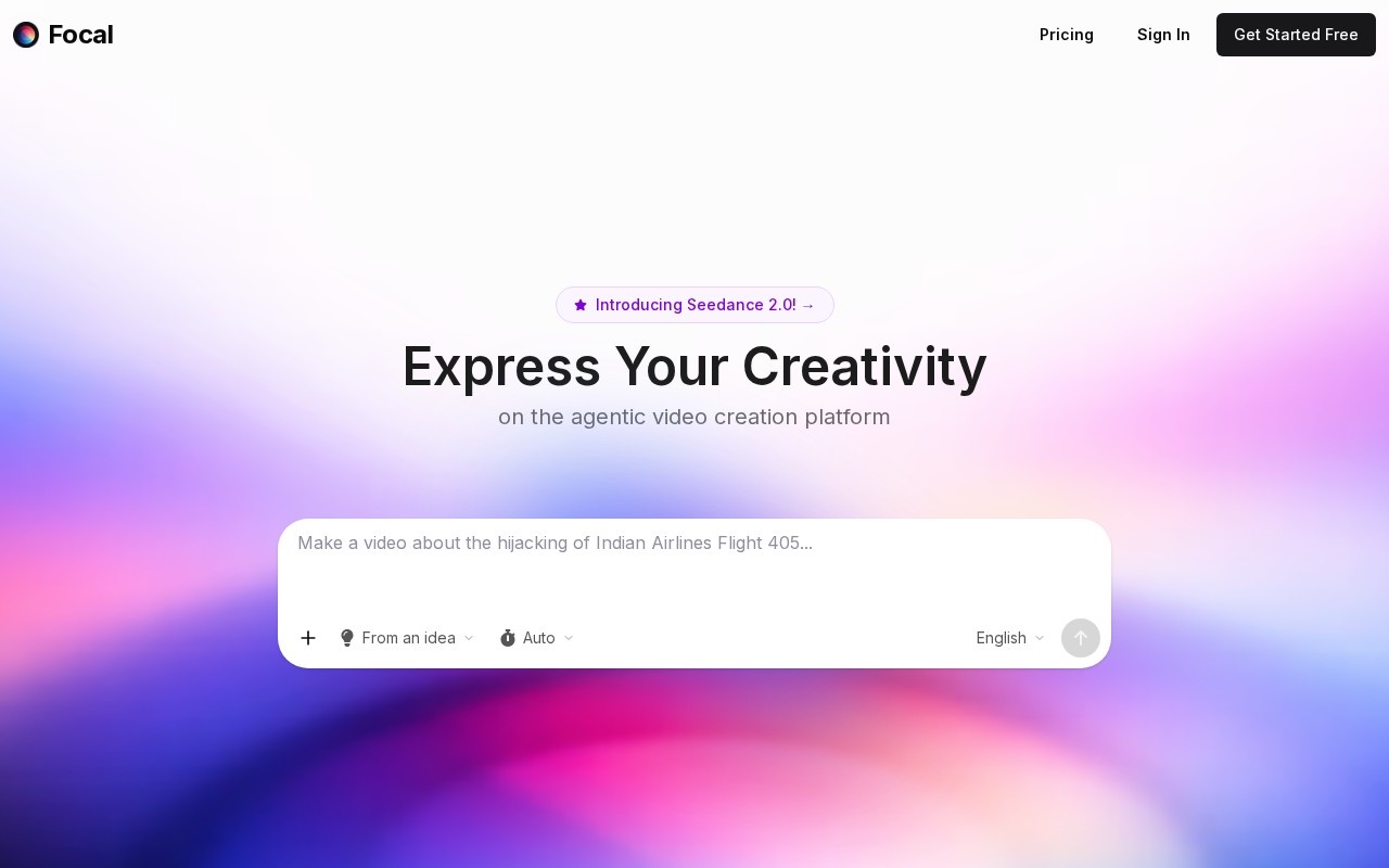 Focal官网截图