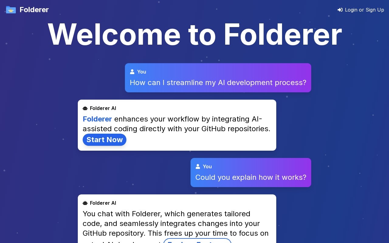 Folderer官网截图