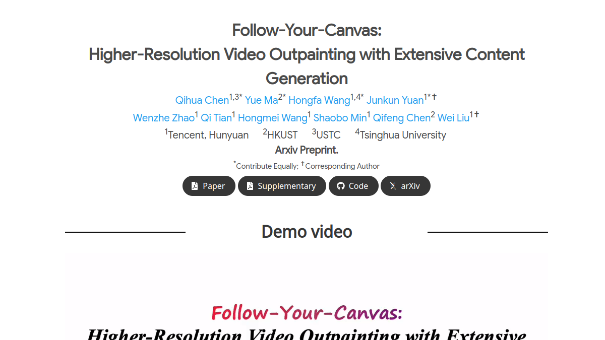Follow-Your-Canvas官网截图