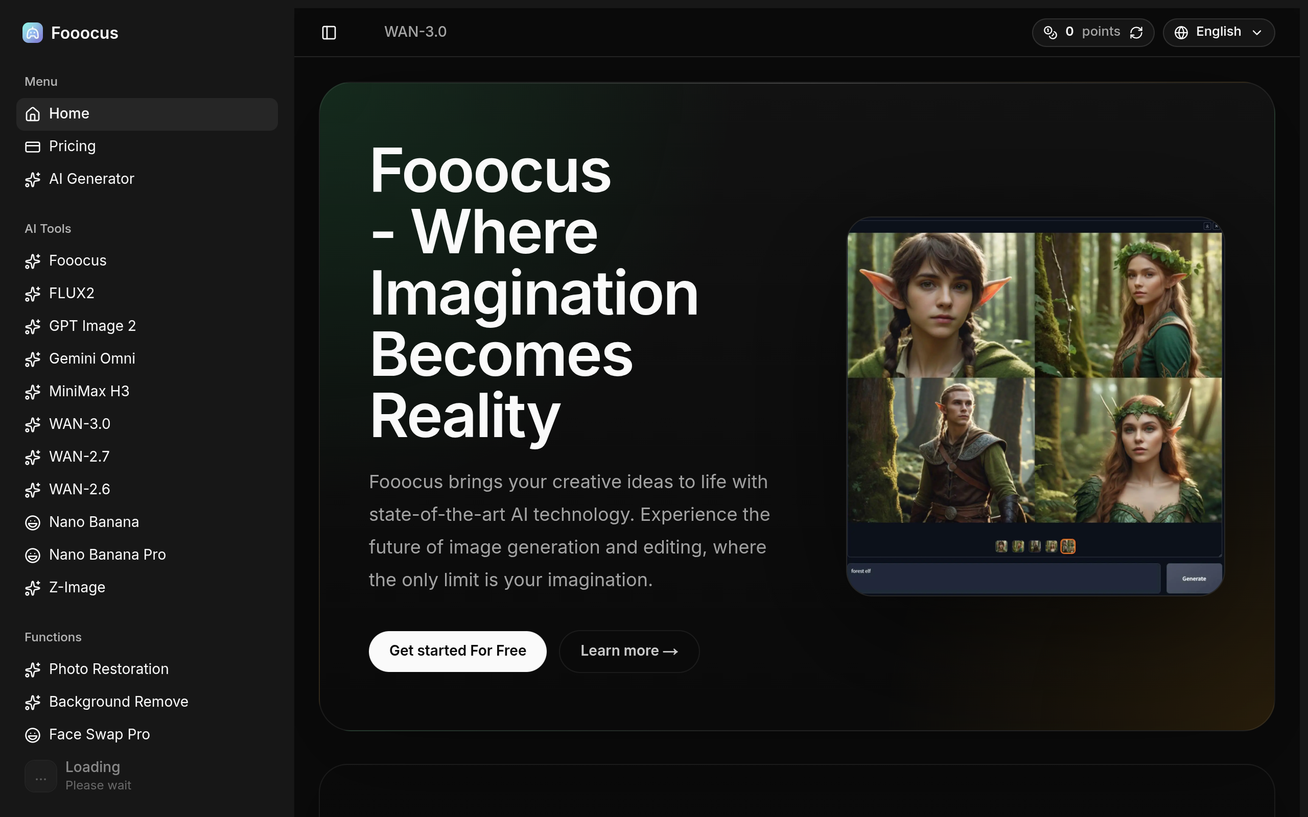 Fooocus官网截图