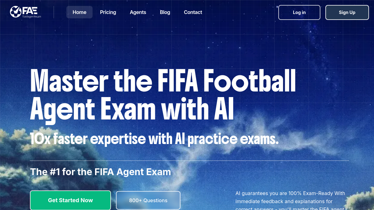 footagentexam.com官网截图