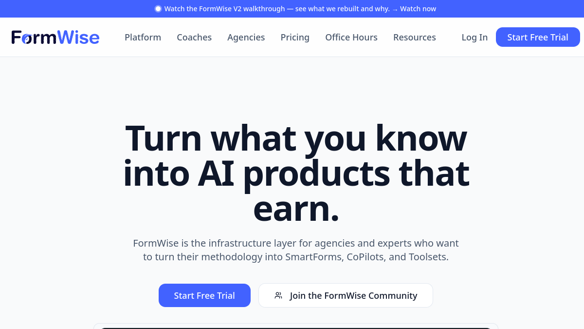 FormWise官网截图