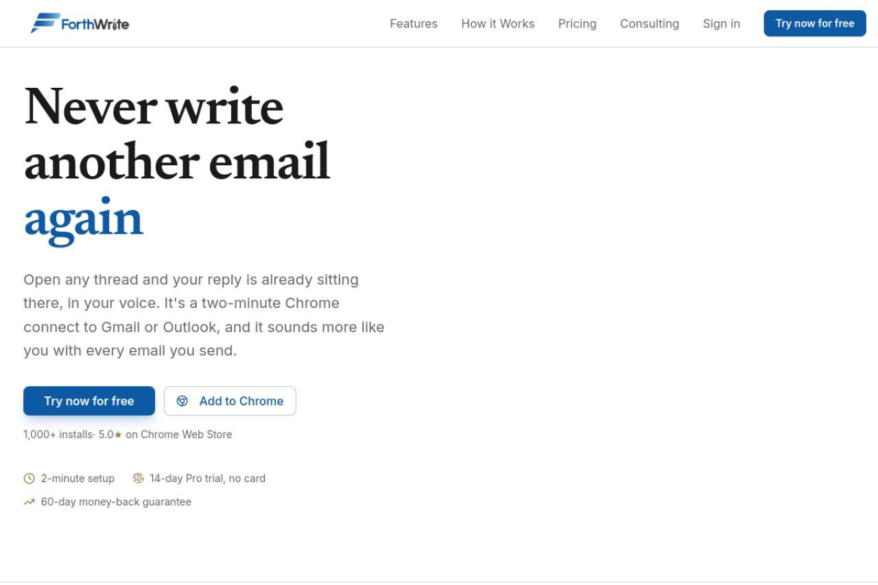 ForthWrite官网截图