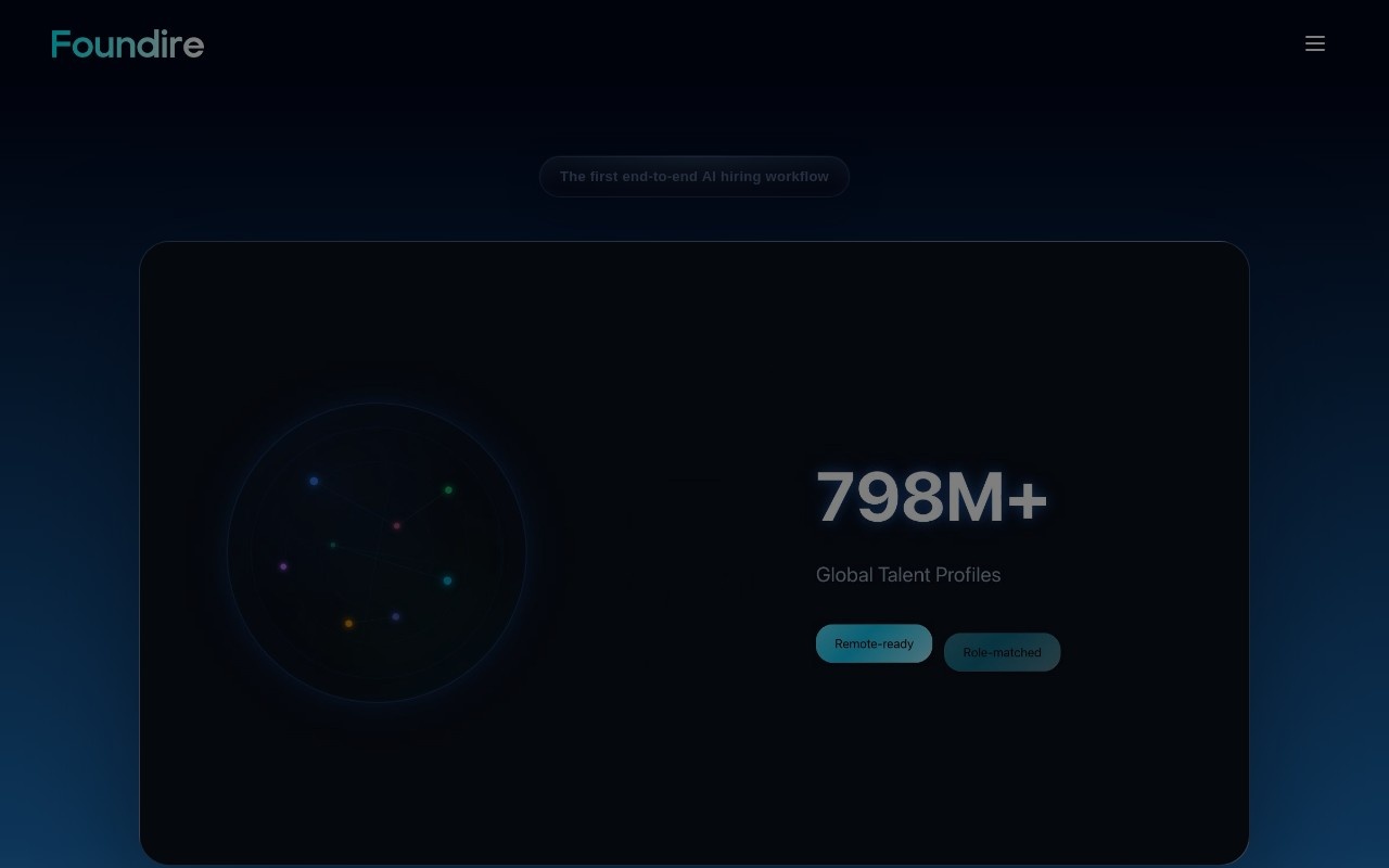 Foundire - AI-Powered Recruitment Platform官网截图
