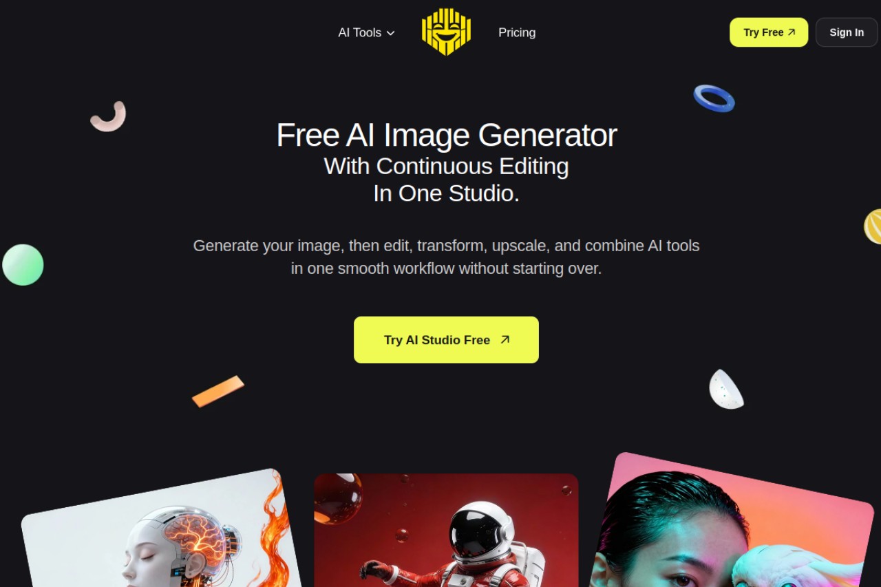 Free AI Generator官网截图
