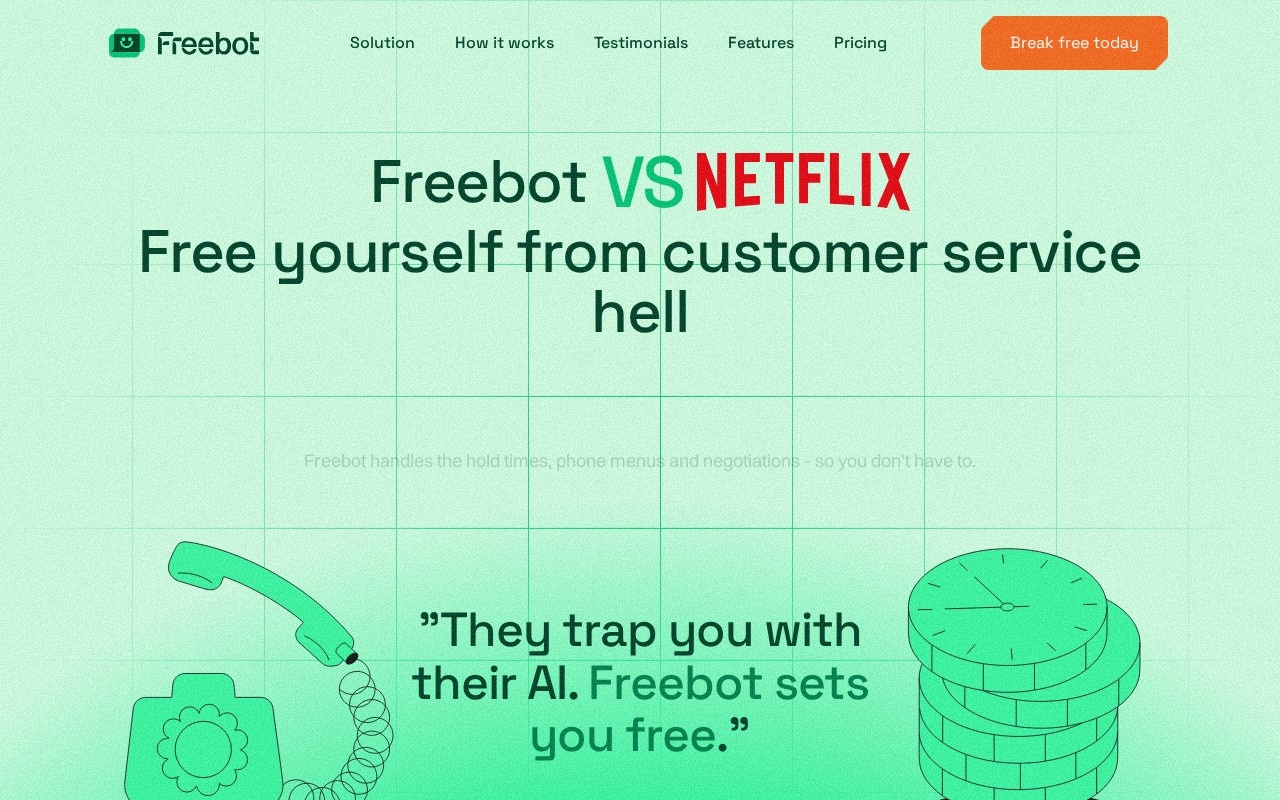 Freebot官网截图