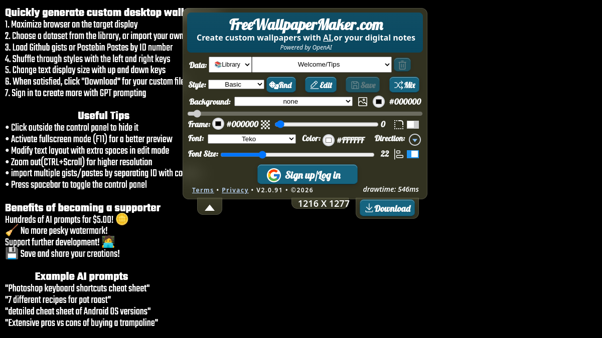 Free Wallpaper Maker官网截图
