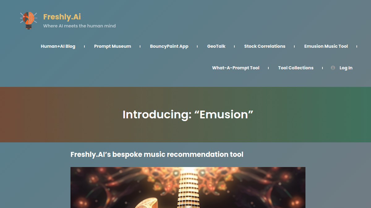 Emusion Music Tool官网截图