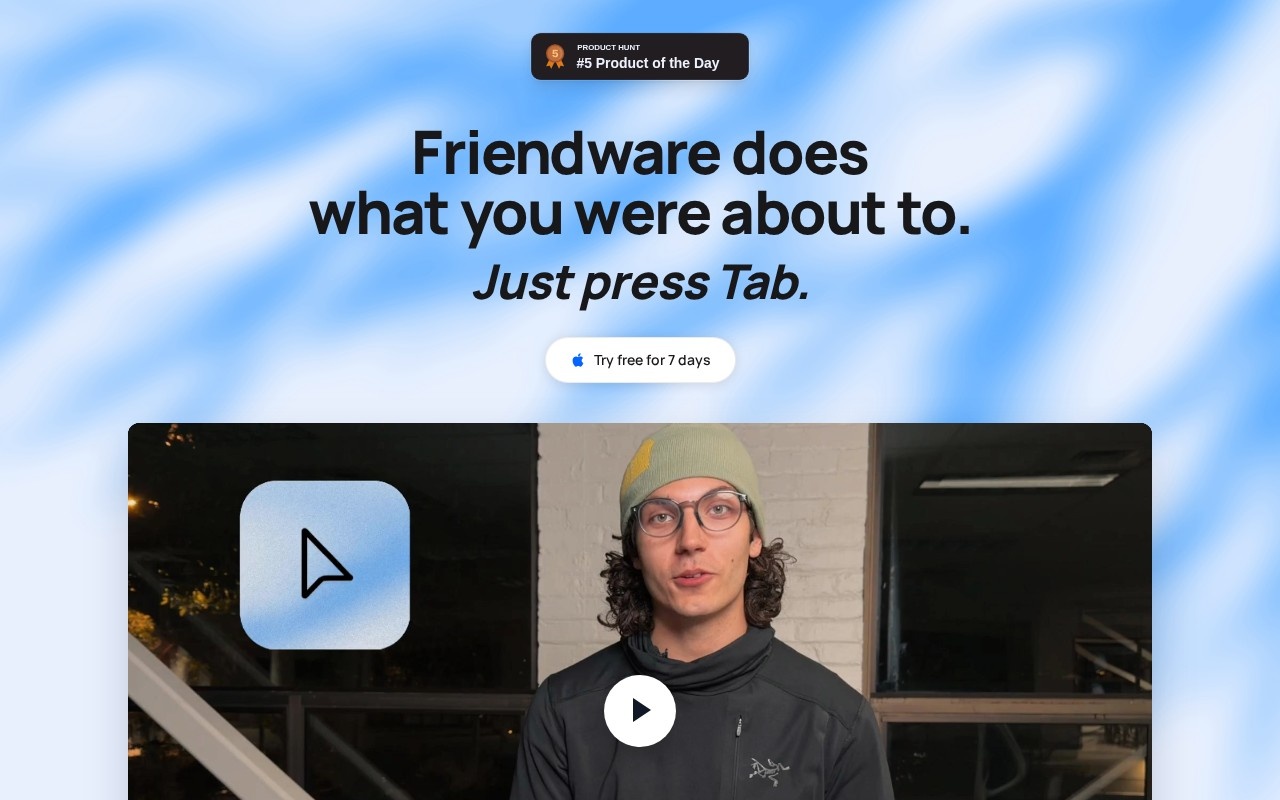 Friendware官网截图