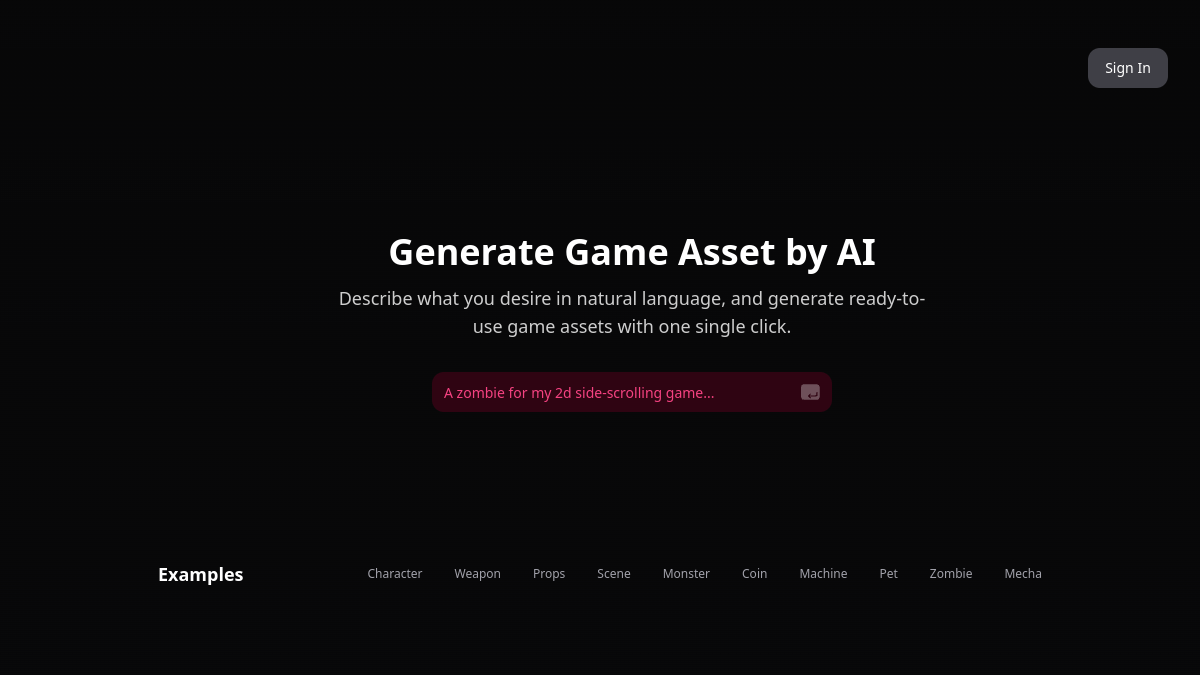 Game-Generator官网截图