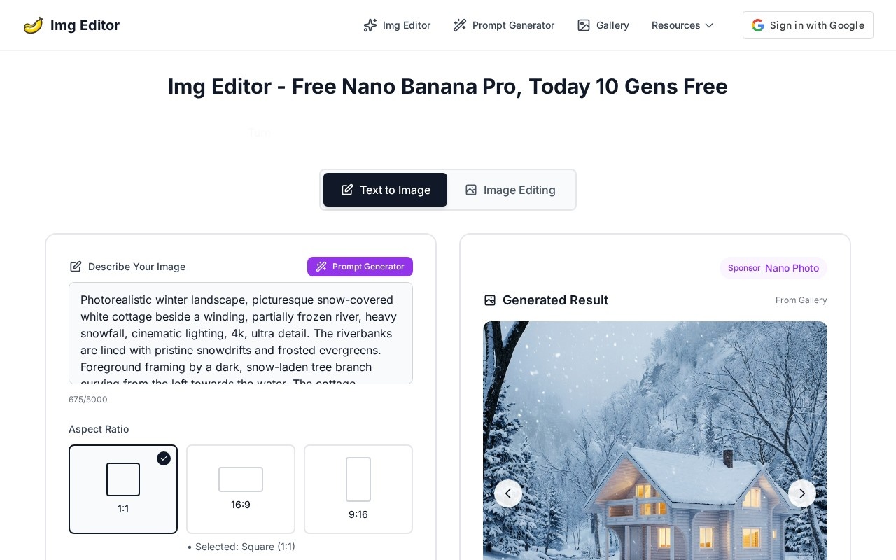 GEMPIX2 - Free Nano Banana 2 AI Image Generator官网截图