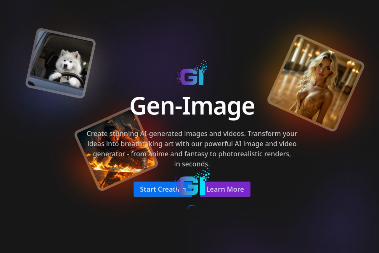 Gen-Image官网截图